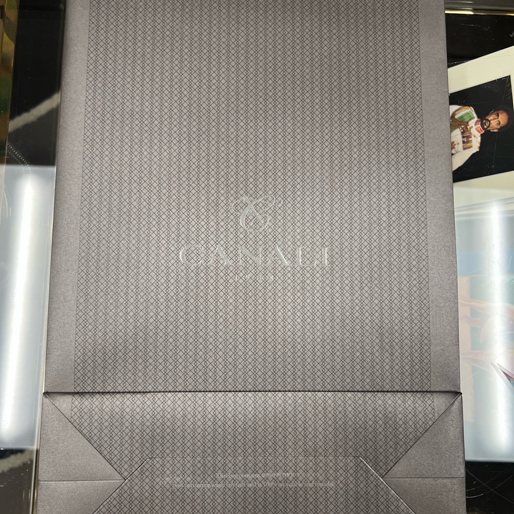 16 34 X 11 Canali Paper Shopping Bag Gift Brown